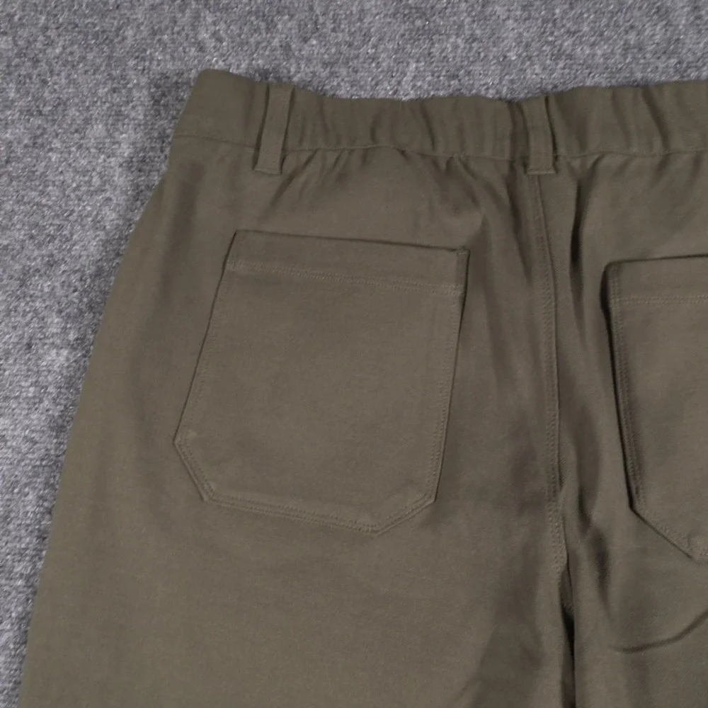 NWT BYLT Lux Pants Mens 34x30 Dark Olive Stretch Bamboo Slim Chino 5 Pocket